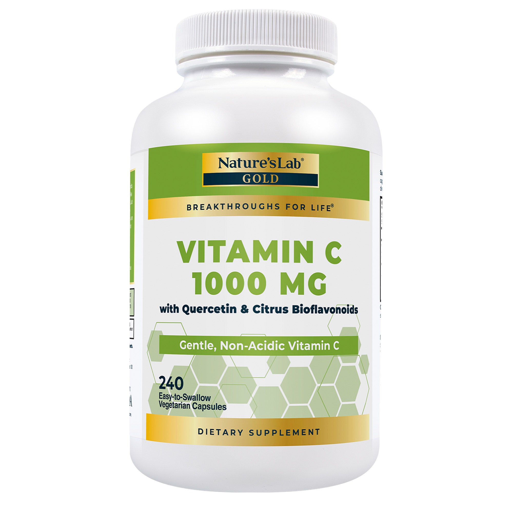 Vitamine C 1000 + Quercétine Vita World - 120 Comprimés Vegan, Allemand