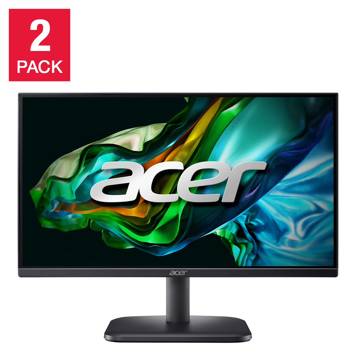 Acer EK251Q GBI 24.5 in. FHD Monitor (1920 x 1080), 2-pack 