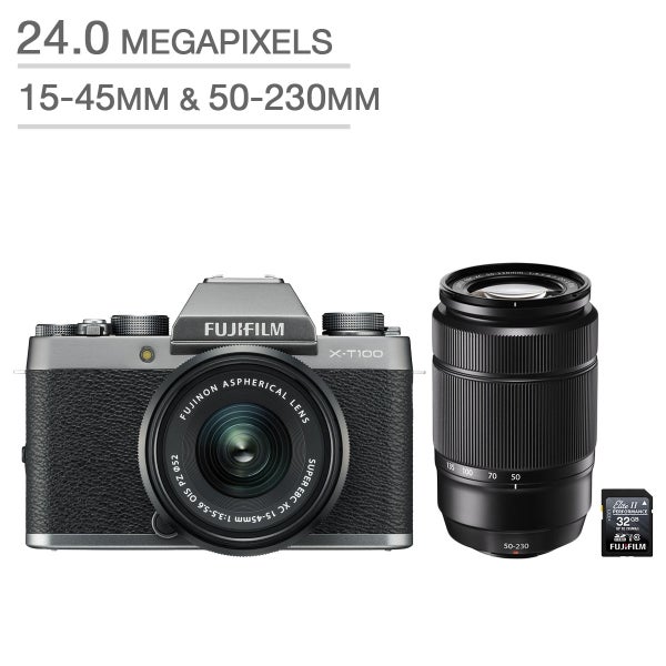 FujiFilm X-T100 Mirrorless Camera Bundle | Costco FujiFilm X-T100 Mirrorless Camera Bundle | Costco