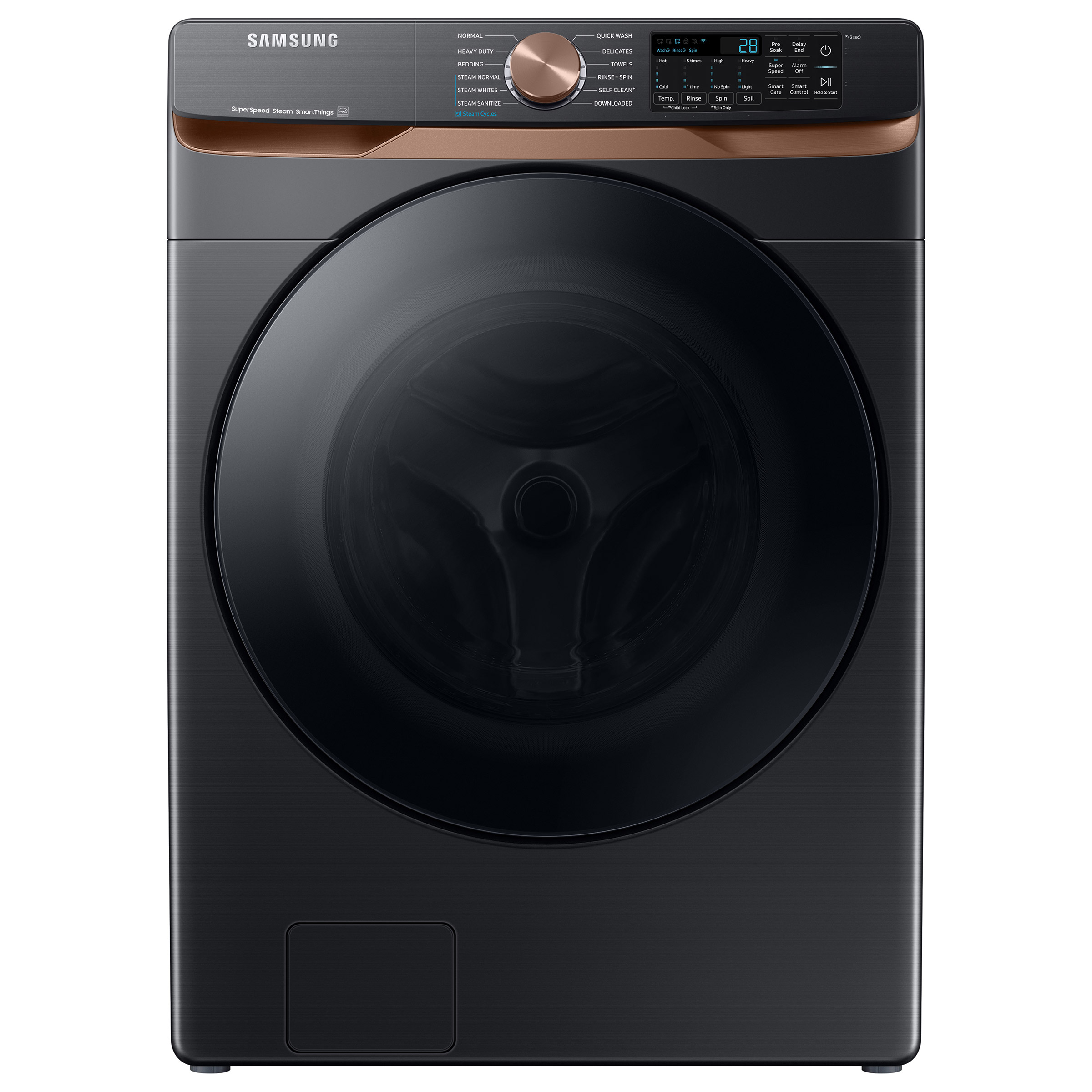 Samsung 5.0 cu. ft. Extra Large Capacity Smart Front Load Washer with Super Speed Wash