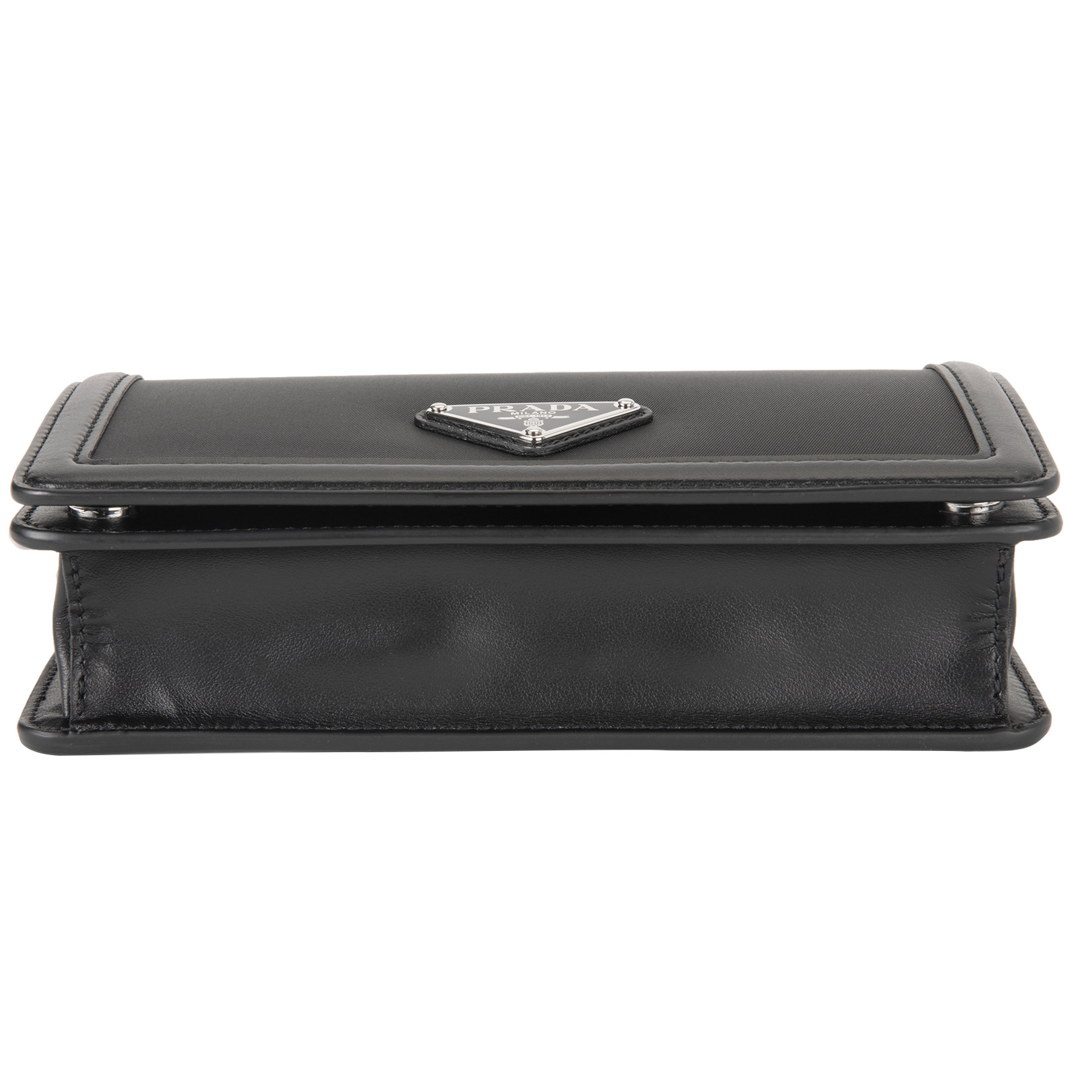 Prada Nylon and Leather Mini Bag, Black | Costco