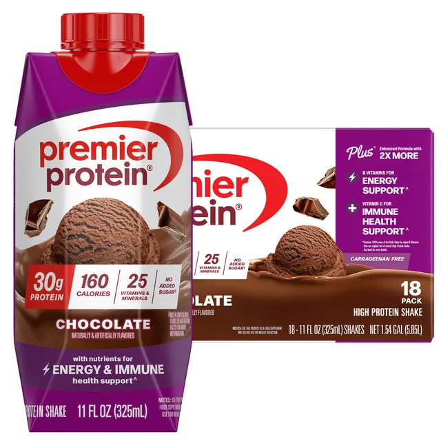 Premier Protein High Protein Chocolate Shake, 11 fl oz, 18-count