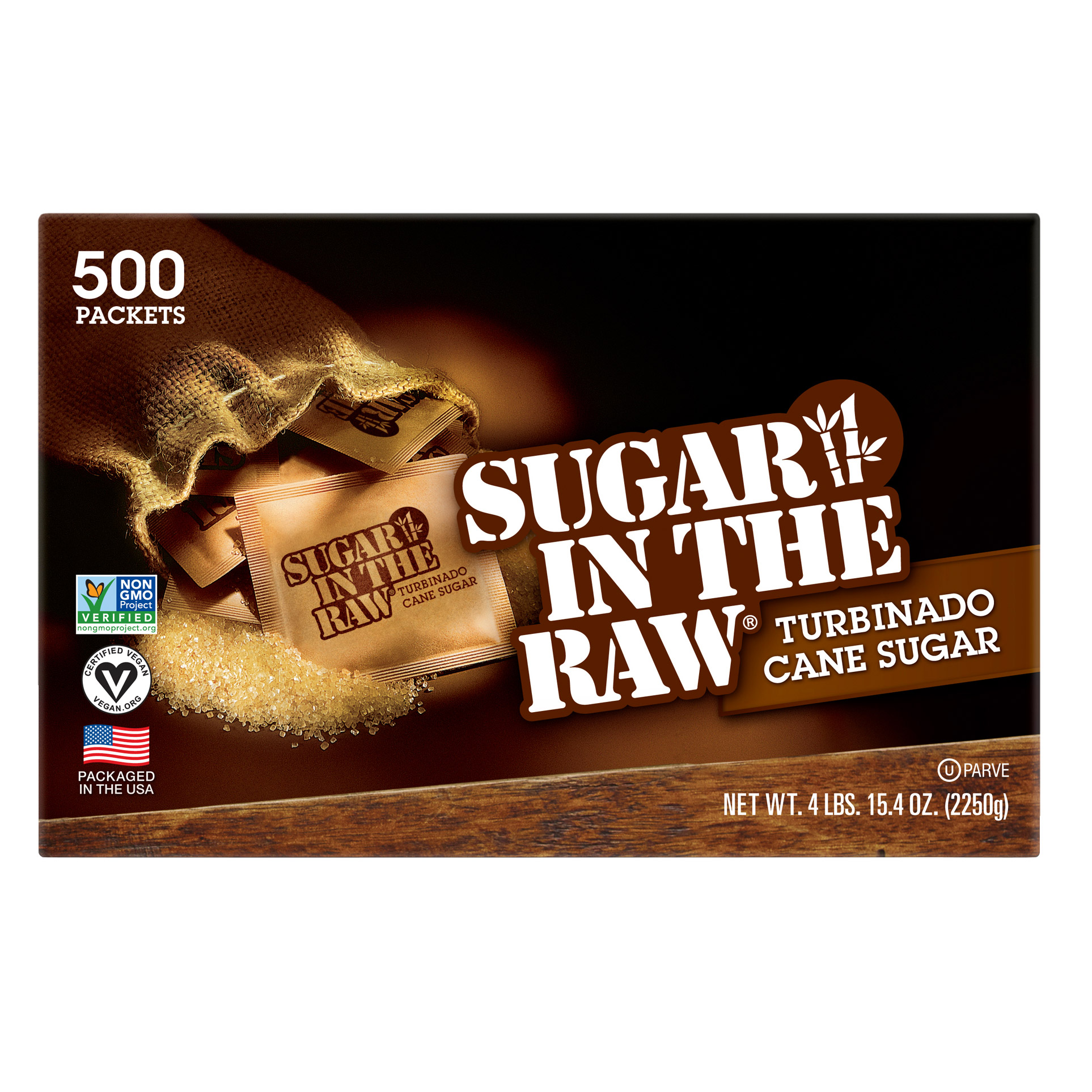 Sugar in the Raw Turbinado Cane Sugar  4.5 g  500-count
