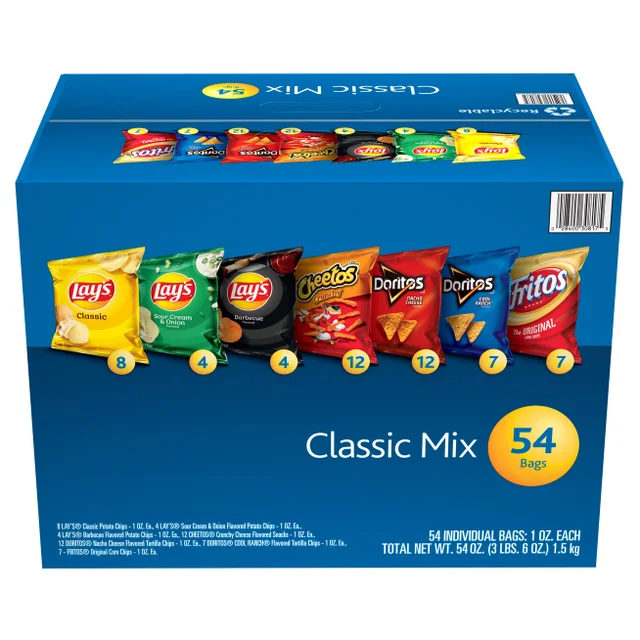 FRITO LAY VARIETY PACK 54 CT
