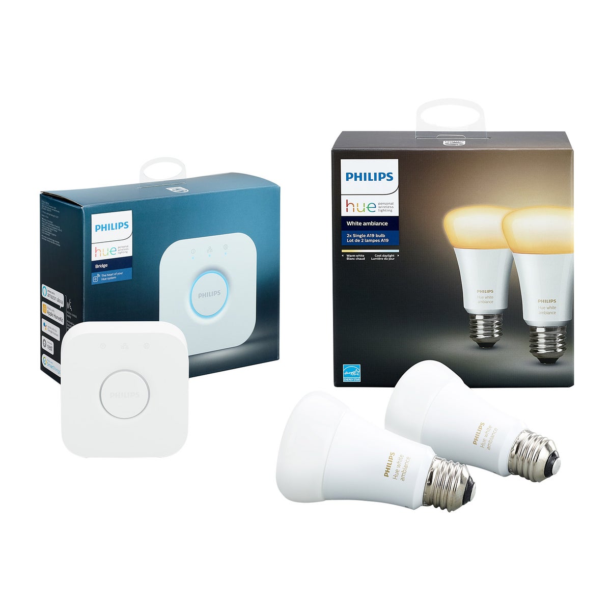 Philips Hue White Ambiance 2-Bulb Starter Kit | Costco Philips Hue White Ambiance 2-Bulb Starter Kit | Costco