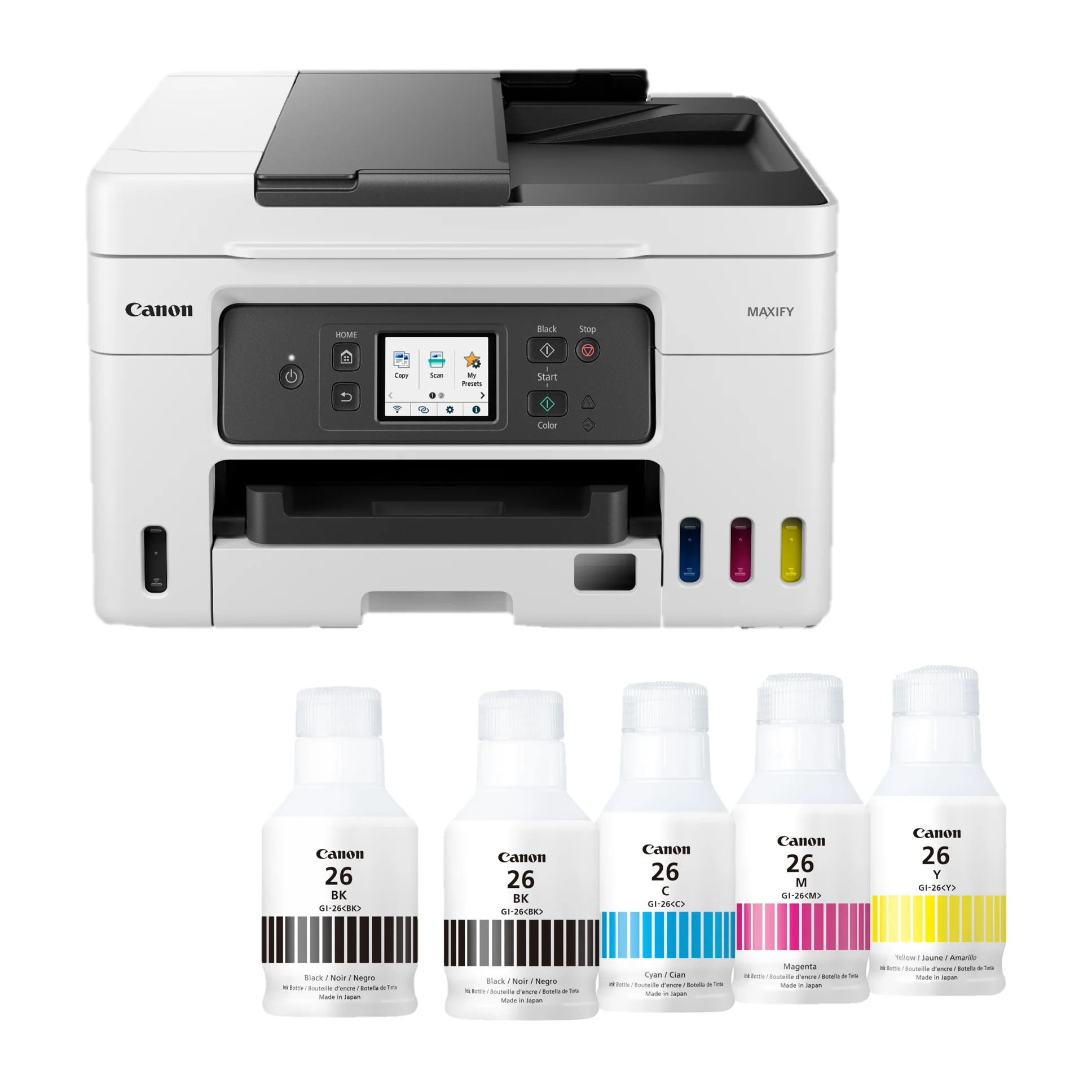 Canon MAXIFY GX4020 Wireless MegaTank Printer with Extra Black Ink