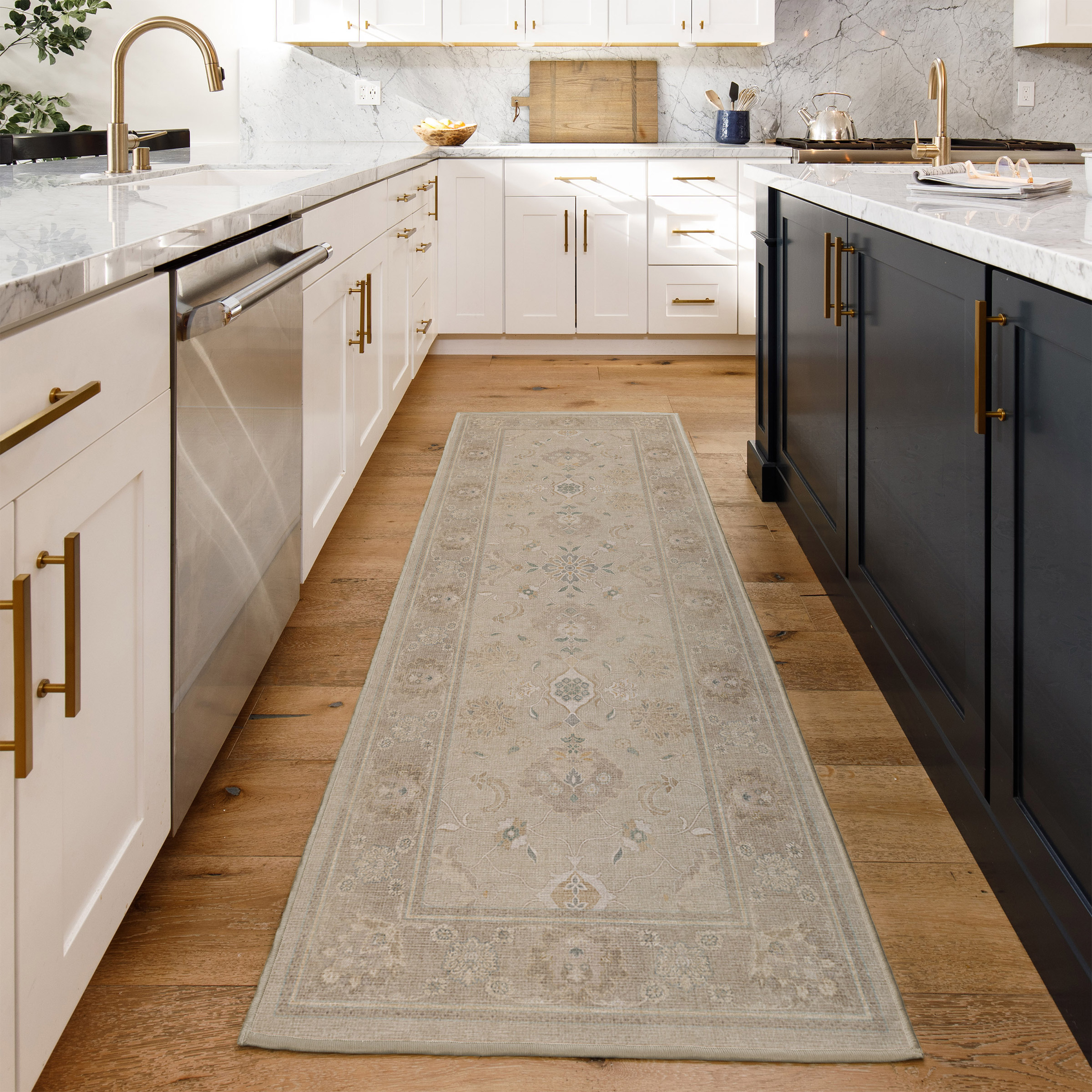 Ruggable Flatwoven Washable Odette Runner Rug  2'6" x 7'