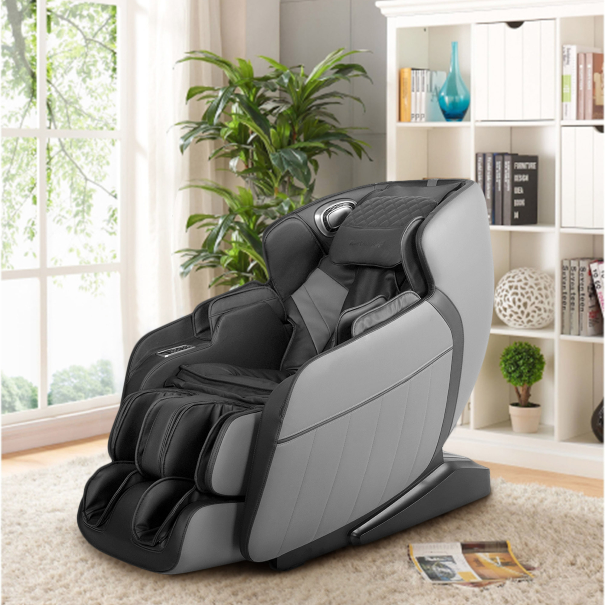 Best Massage Spectrum 2D Zero Gravity Massage Chair Bluetooth Speakers and Voice Command