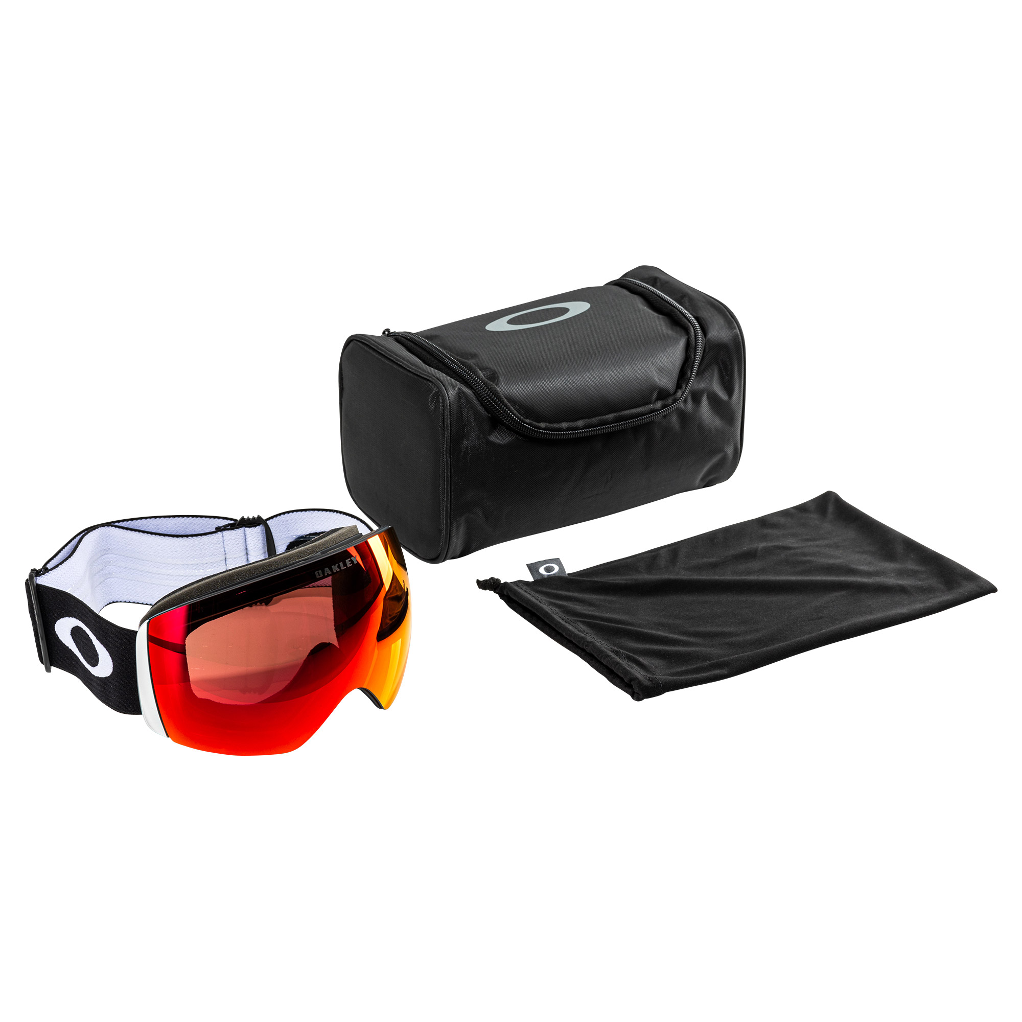 オークリー　FlightDeck M レッド（Torch iridium） Oakley Flight Deck Snow Goggles, Torch Iridium, Size L | Costco