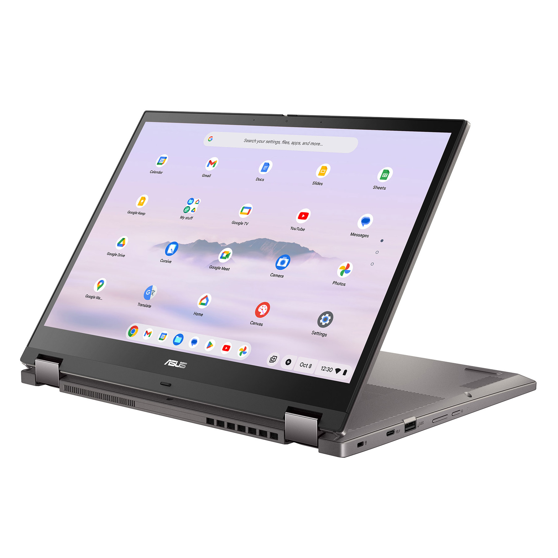 ASUS CM34 Flip 14-in 2-in-1 Touchscreen Chromebook, AMD Ryzen 5