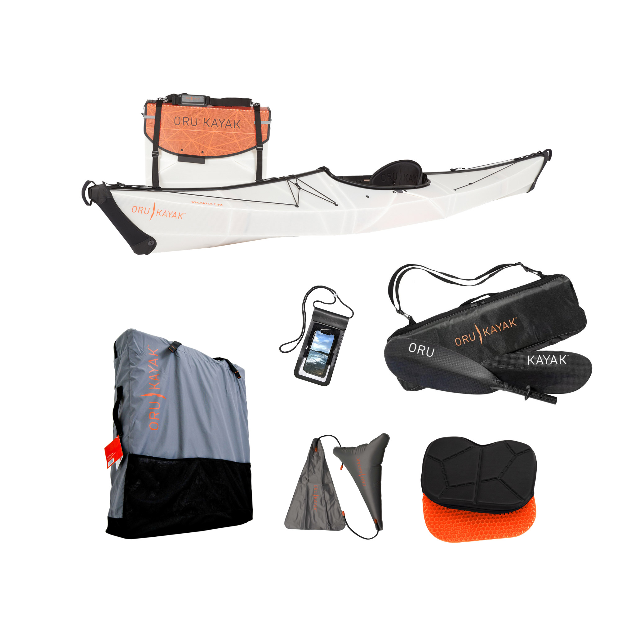 Oru Kayak Bay ST Folding Kayak Bundle