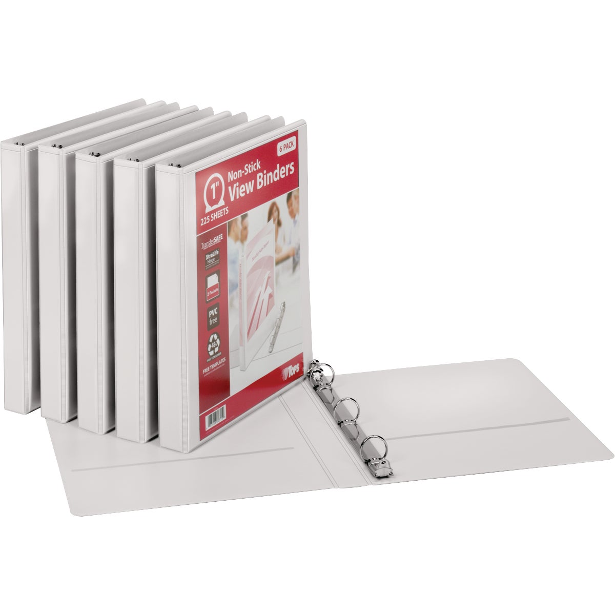 TOPS 3 Ring Non-Stick View Binder, 1
