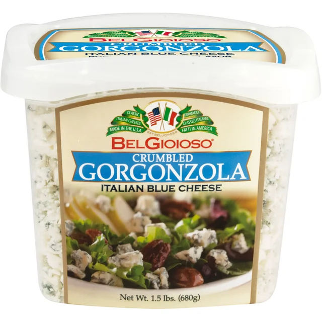 BelGioioso Gorgonzola Cheese, Crumbled, 1.5 lbs