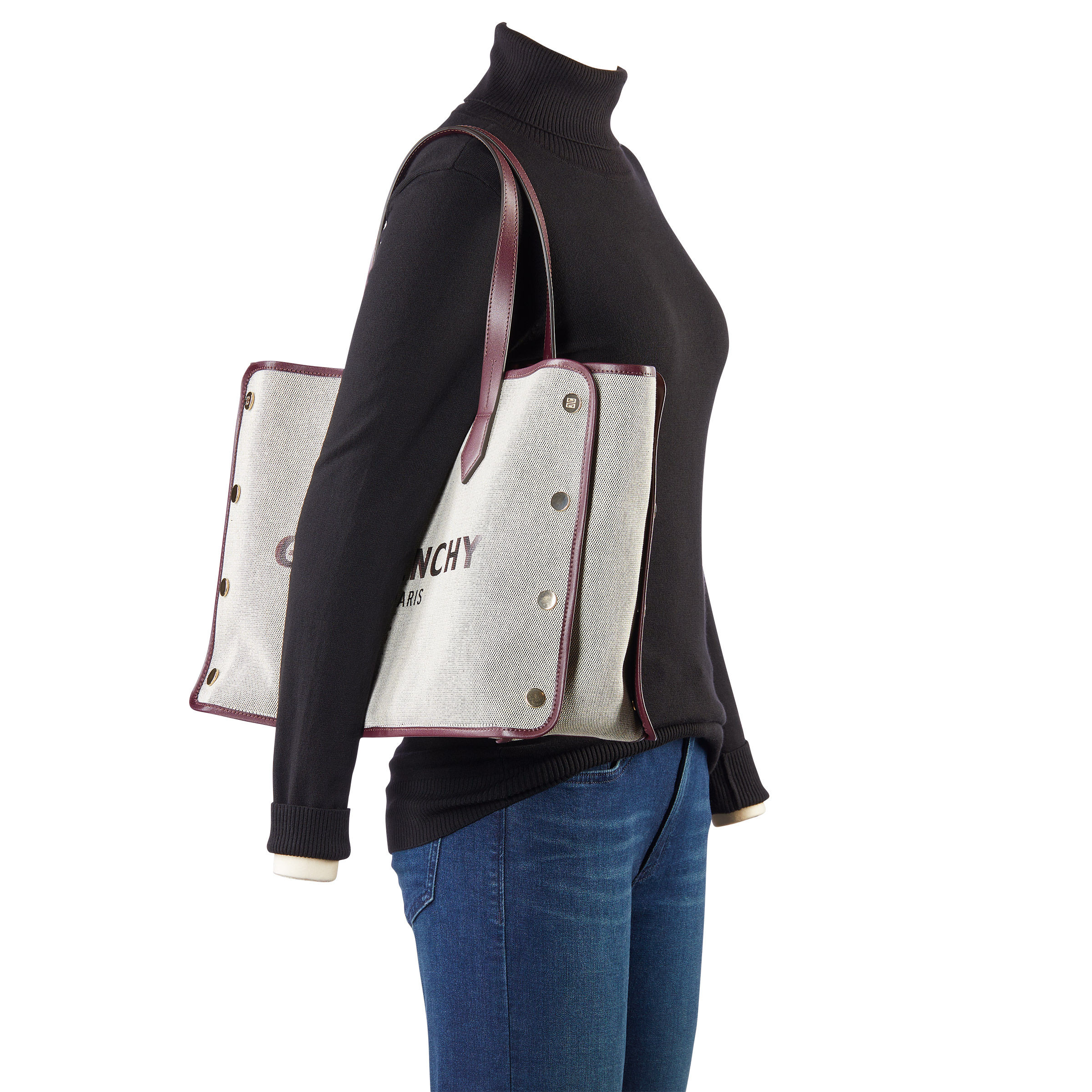 Givenchy Medium Bond Shopper Canvas, Aubergine (Purple) | Costco