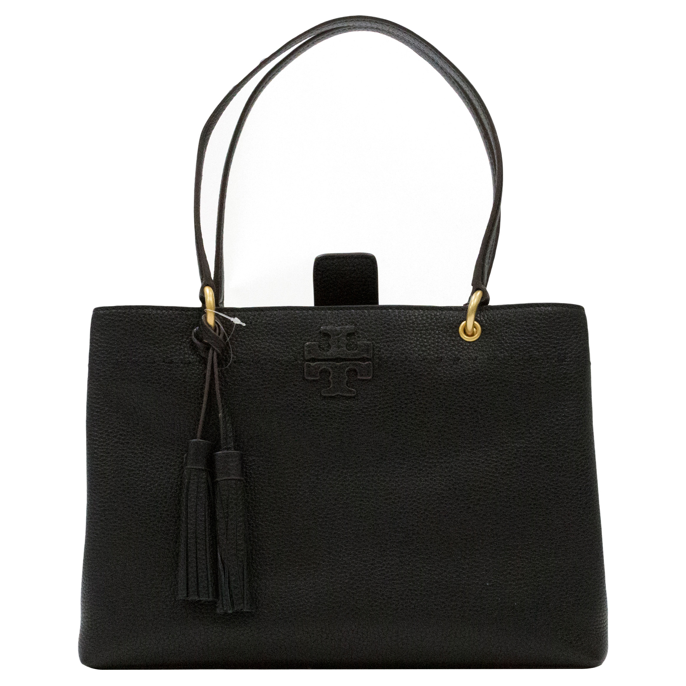Tory Burch Mcgraw Triple Compartment Tote, Black | Costco
