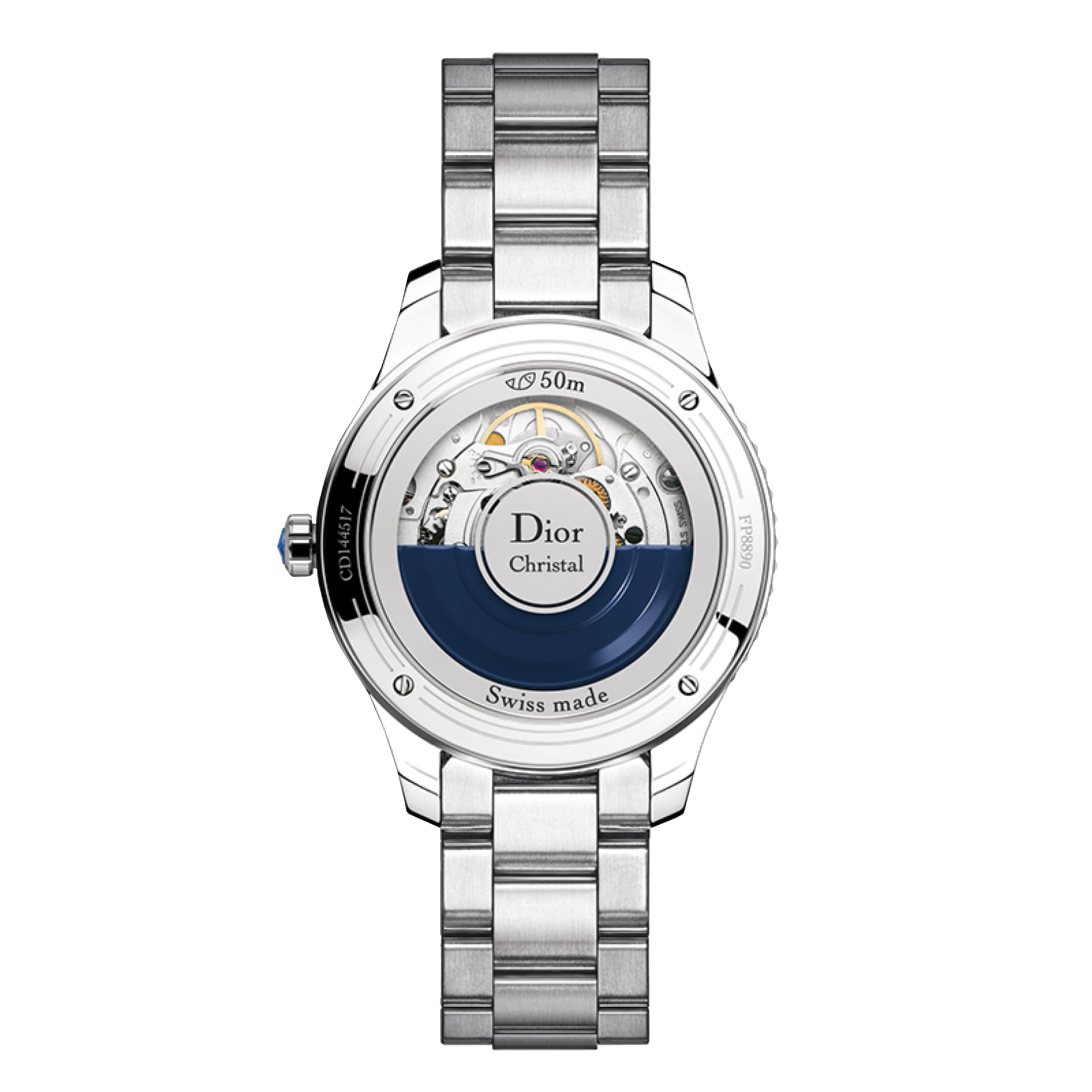 Dior Christal Blue Automatic Ladies Watch | Costco