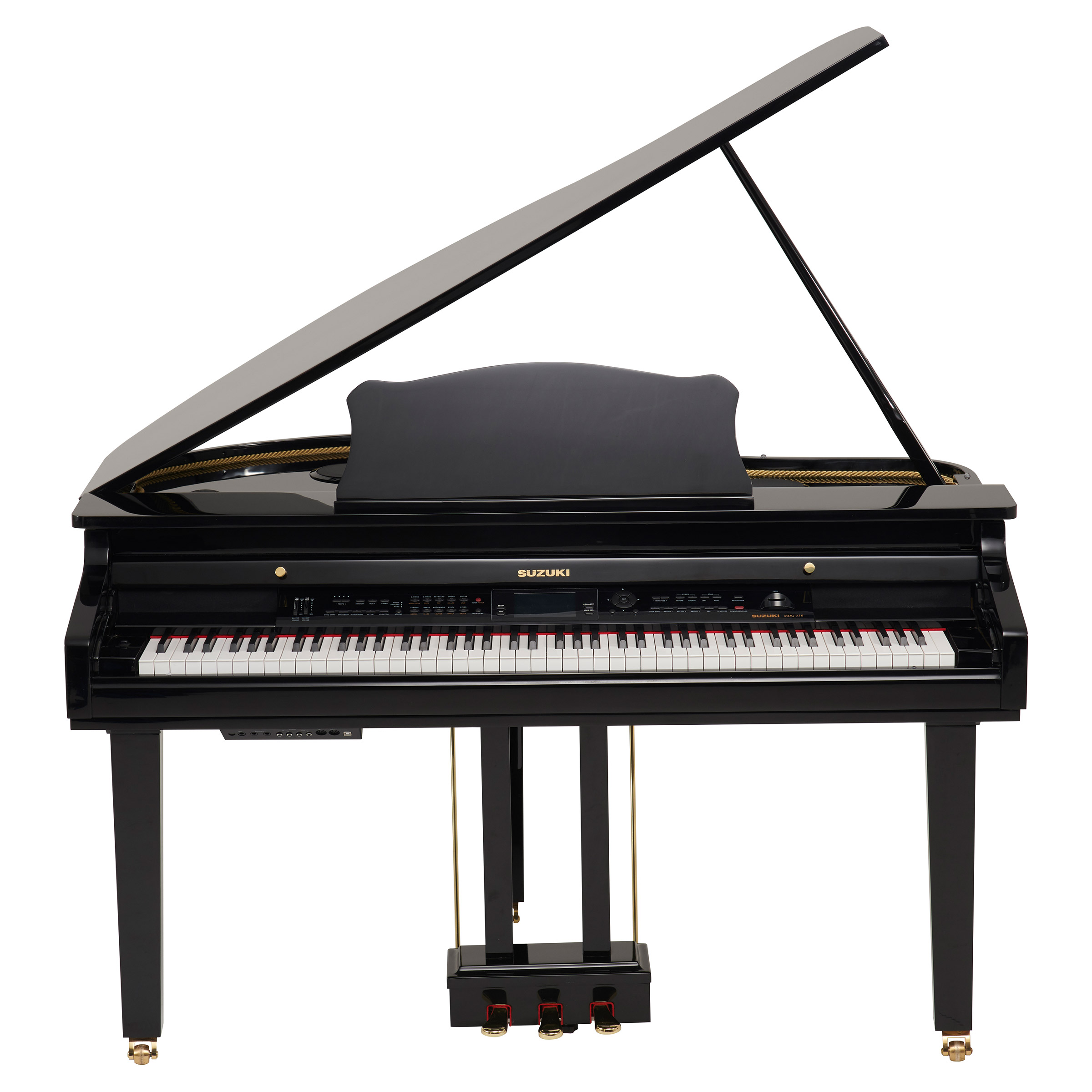 Suzuki MDG-330 Black Mini Grand Digital Piano with Bench