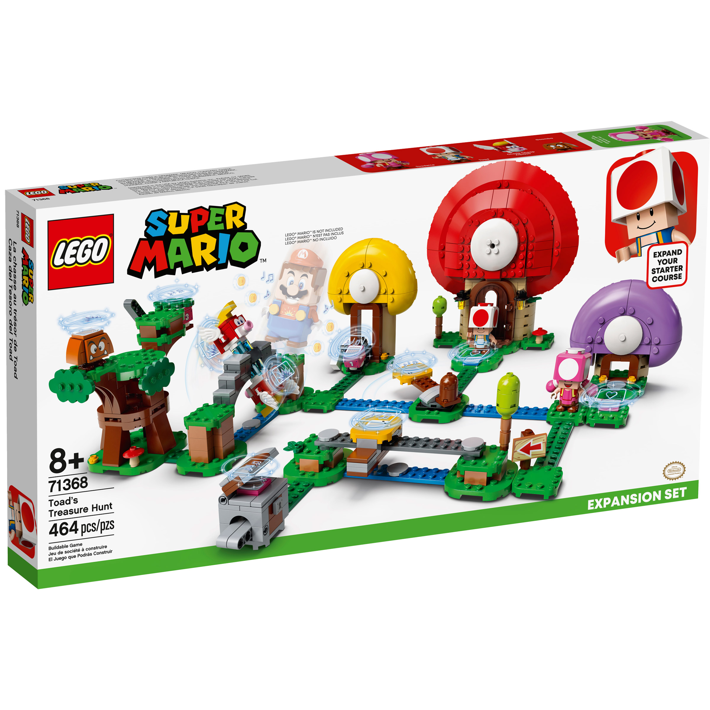 LEGO Super Mario Toad's Treasure Hunt Expansion Set - 71368 | Costco