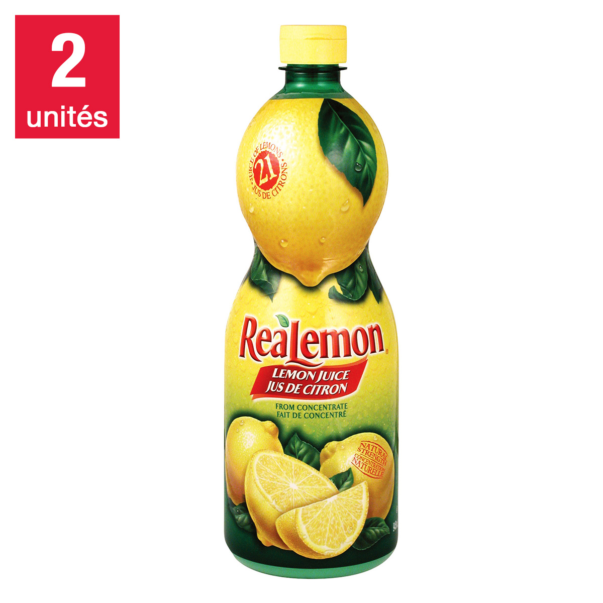 Realemon - Jus de citron, 2 × 945 mL | Costco