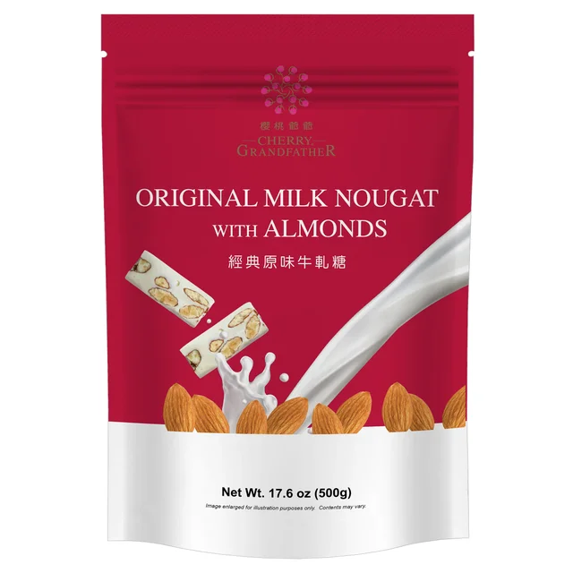 CHERRY GRANDFATHER MILK NOUGAT + ALMOND 17.64 OZ