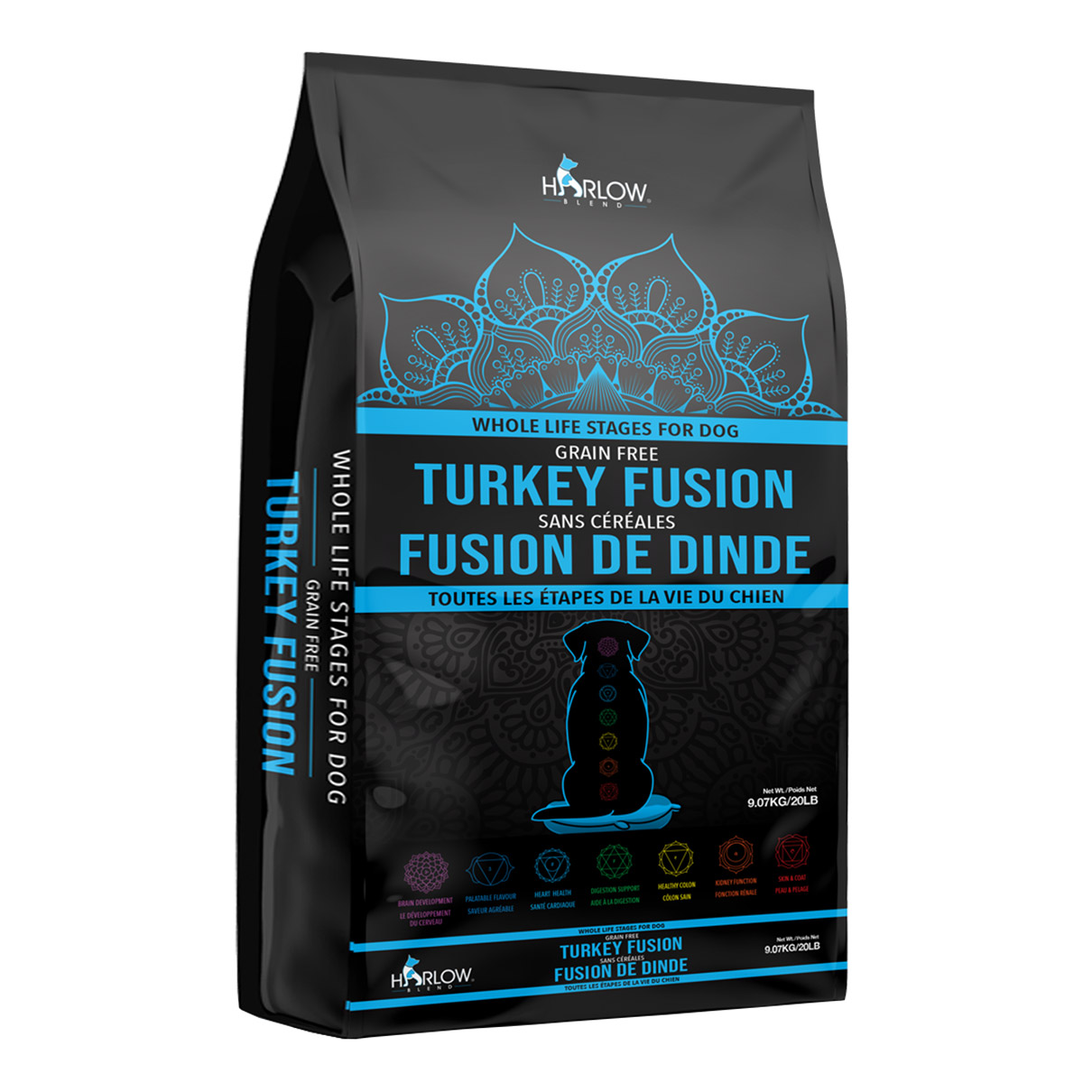 Harlow Blend Turkey Fusion Grain-Free All Life Stages Dog Formula, 9.07kg (20lb)