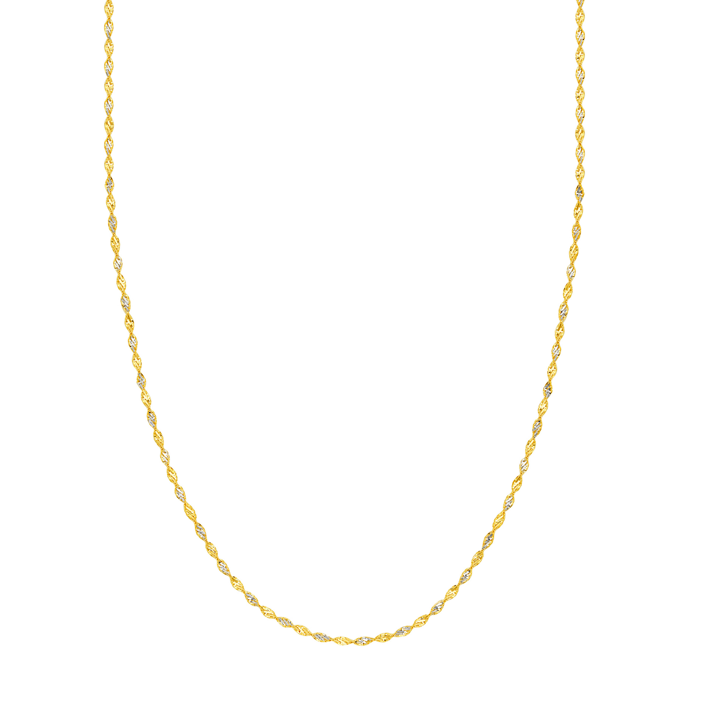 Dorica Chain Necklace in Two-Tone Gold