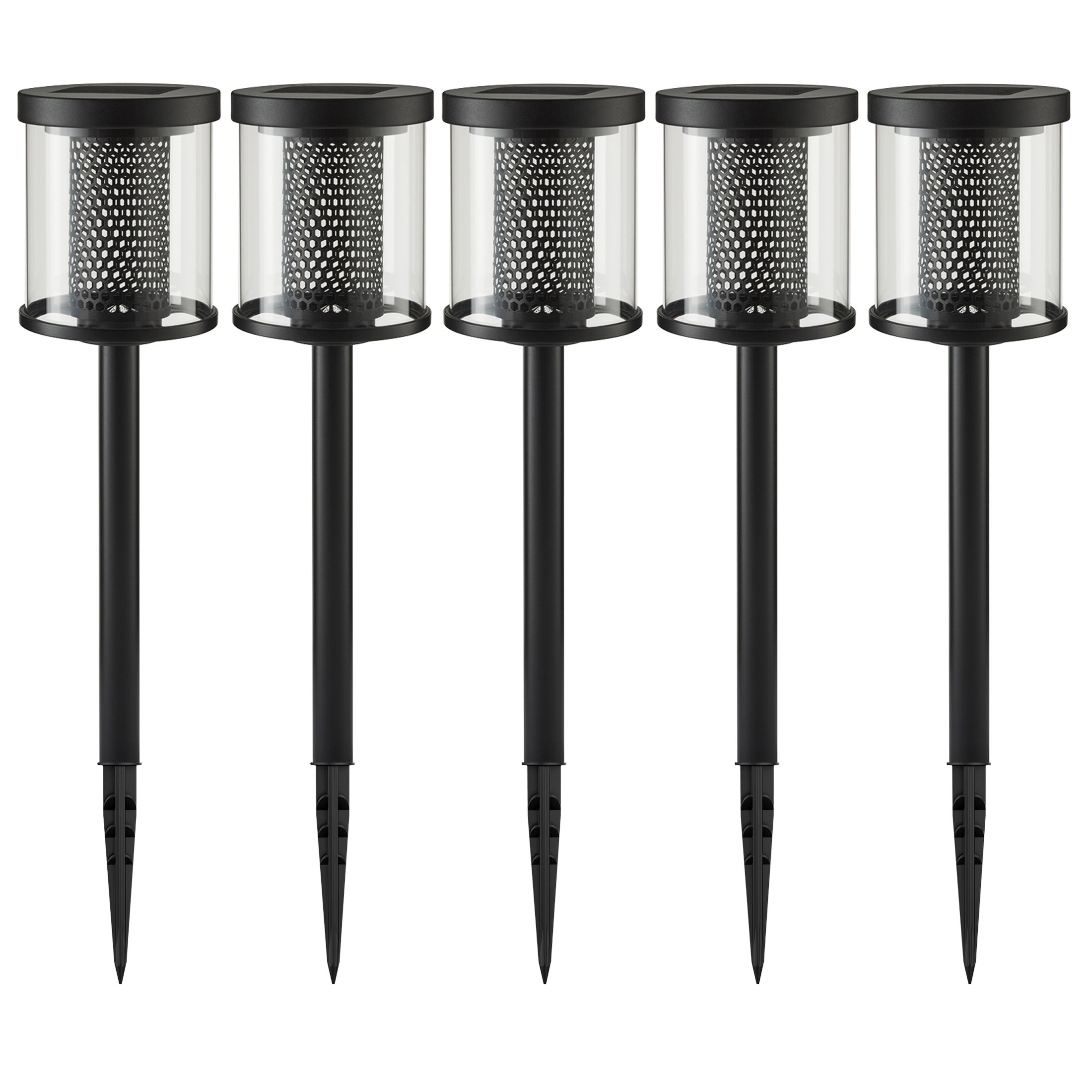 Solar LED Pathway Lights, 5 pack