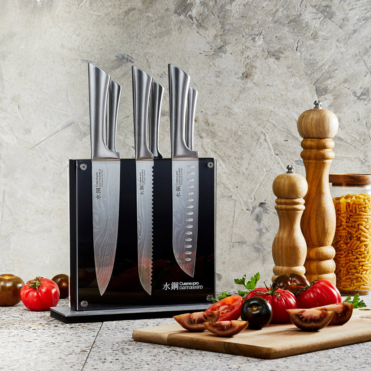 Cuisinepro Damashiro Kin Knife Block Set, 7 piece