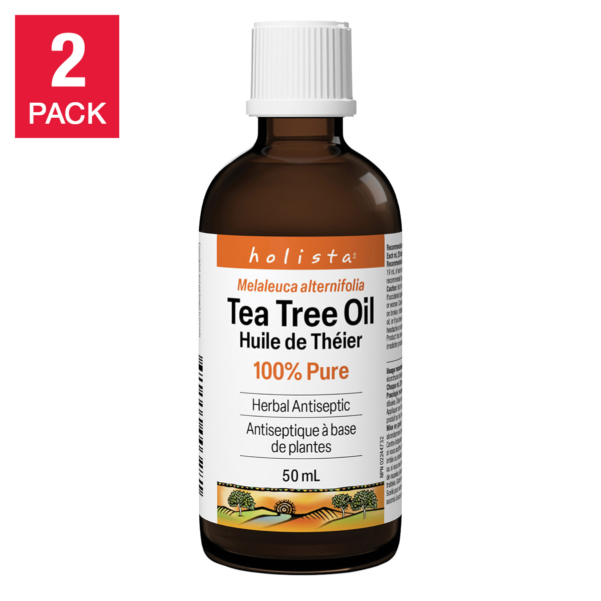 Holista Tea Tree Oil 50 ml, 2-pack