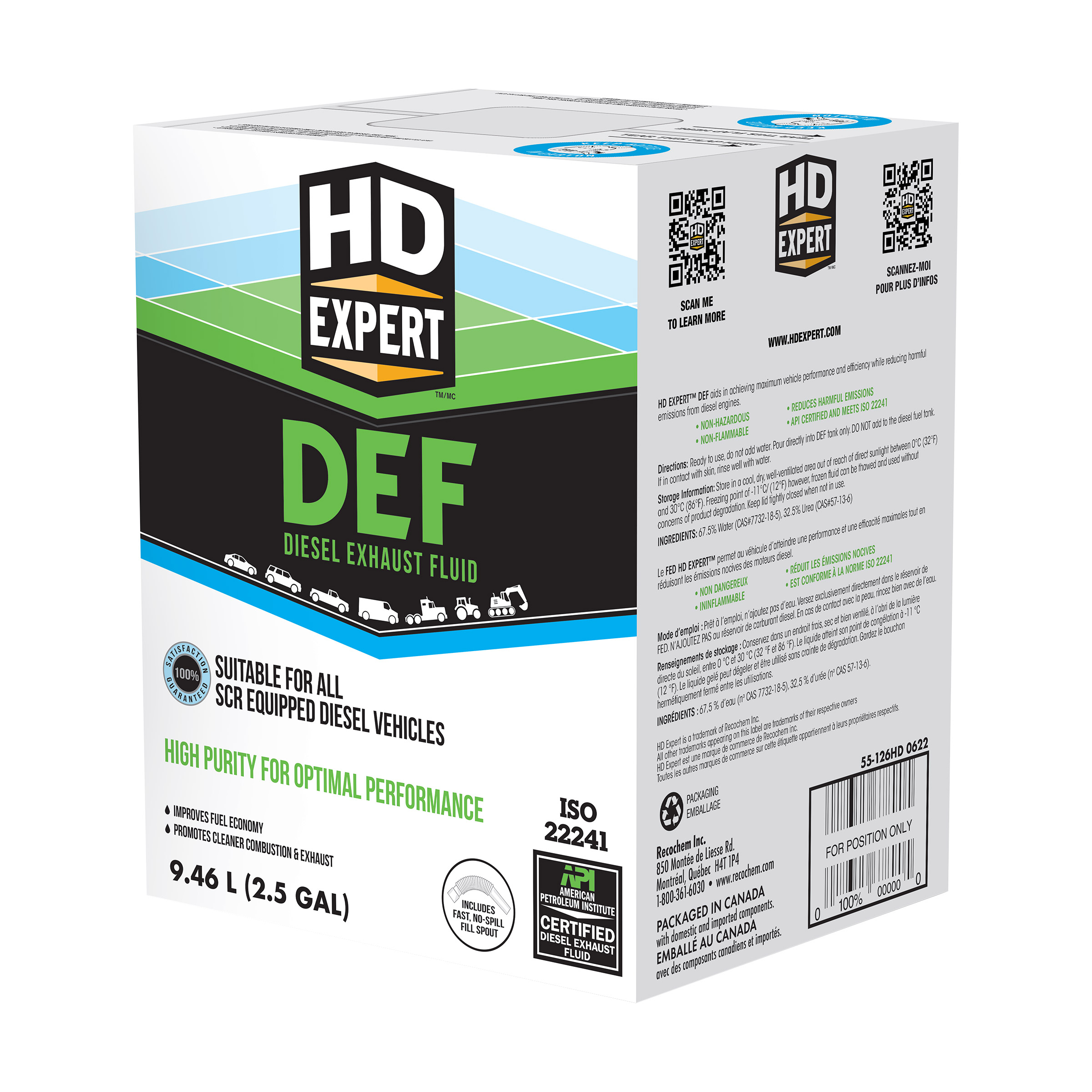 HD EXPERT DEF 9.46L (2.5 GAL)