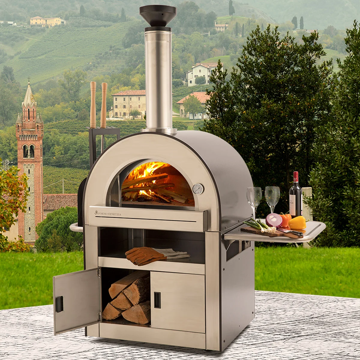 Forno Venetzia Pronto Outdoor Wood Burning Pizza Oven | Costco