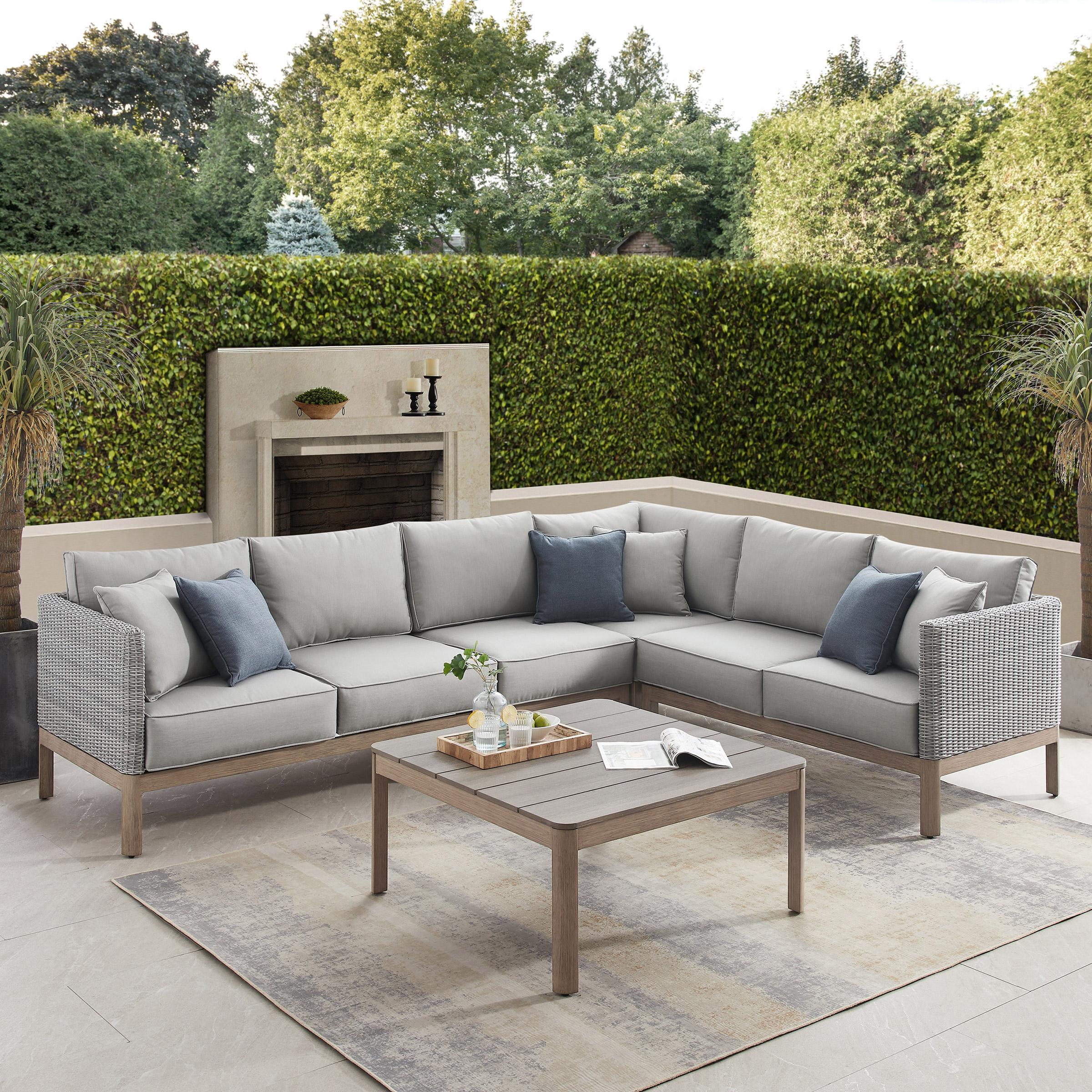 Sirio Palermo 5-piece Modular Outdoor Patio Seating Set
