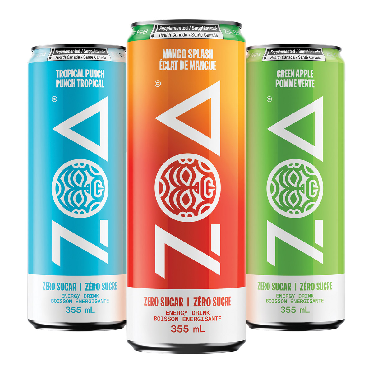 ZOA Energy Drink Variety, 18 × 355 mL | Costco