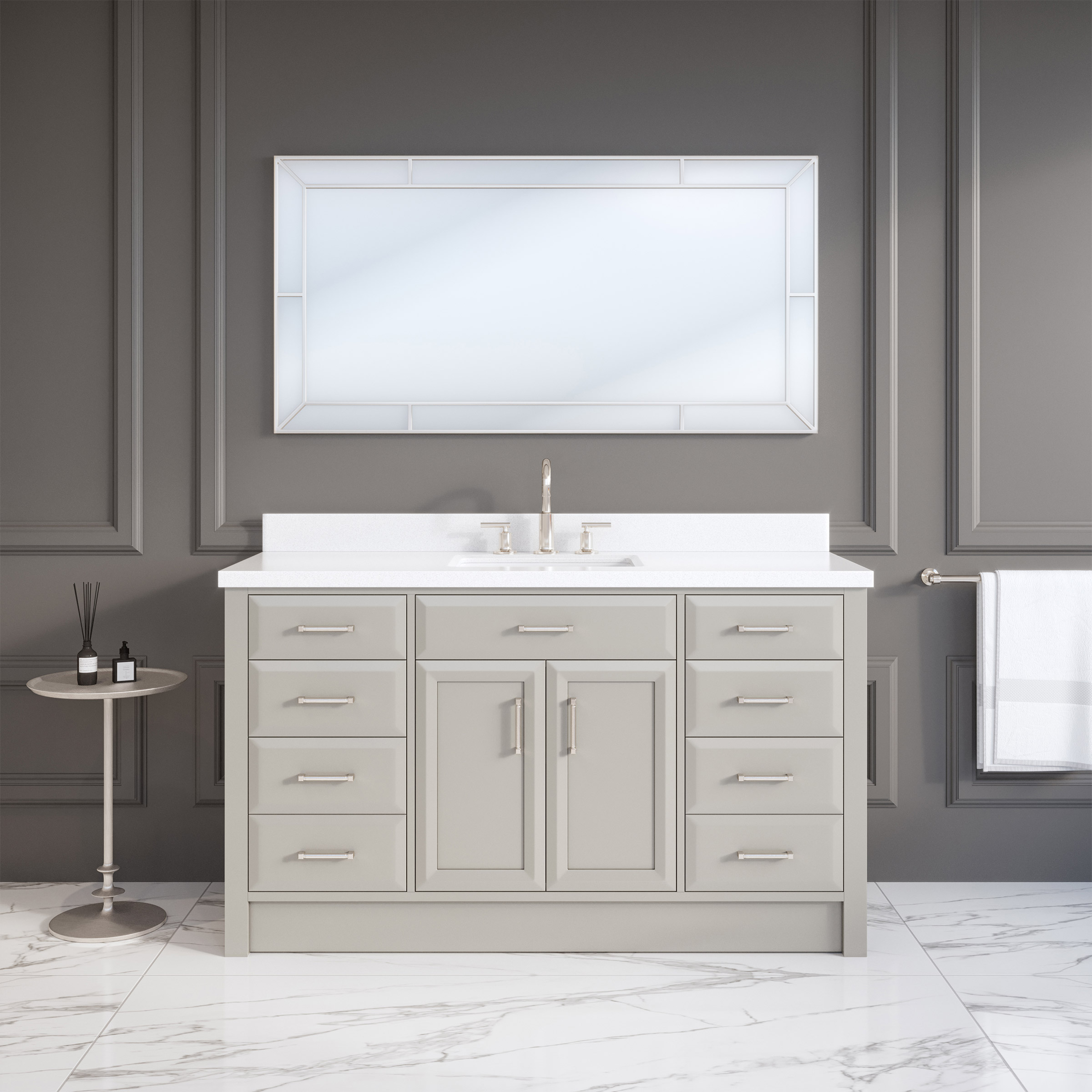 Studio Bathe Calais II 60 in. Single Bathroom Vanity