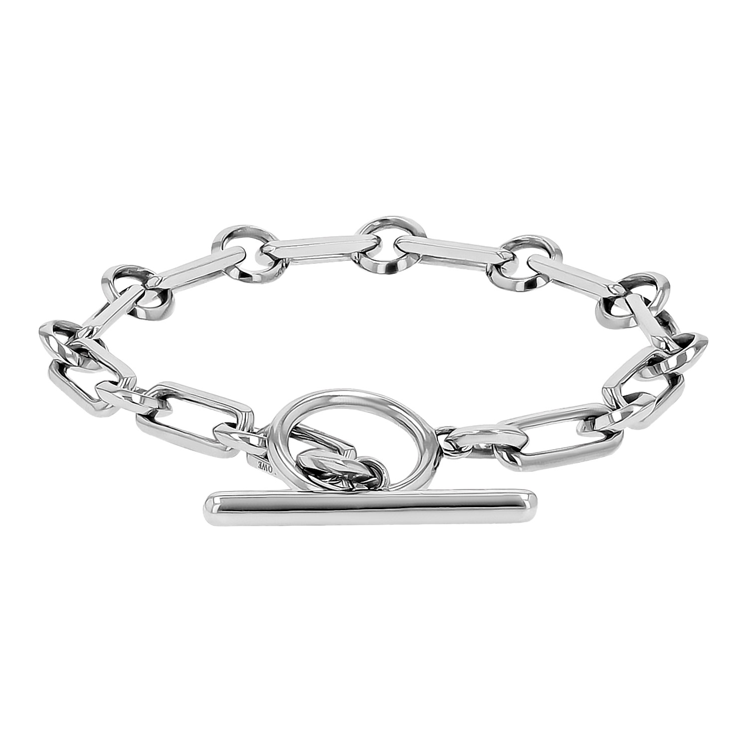 Sheryl Lowe Sterling Silver Soho Chain Toggle Bracelet | Costco