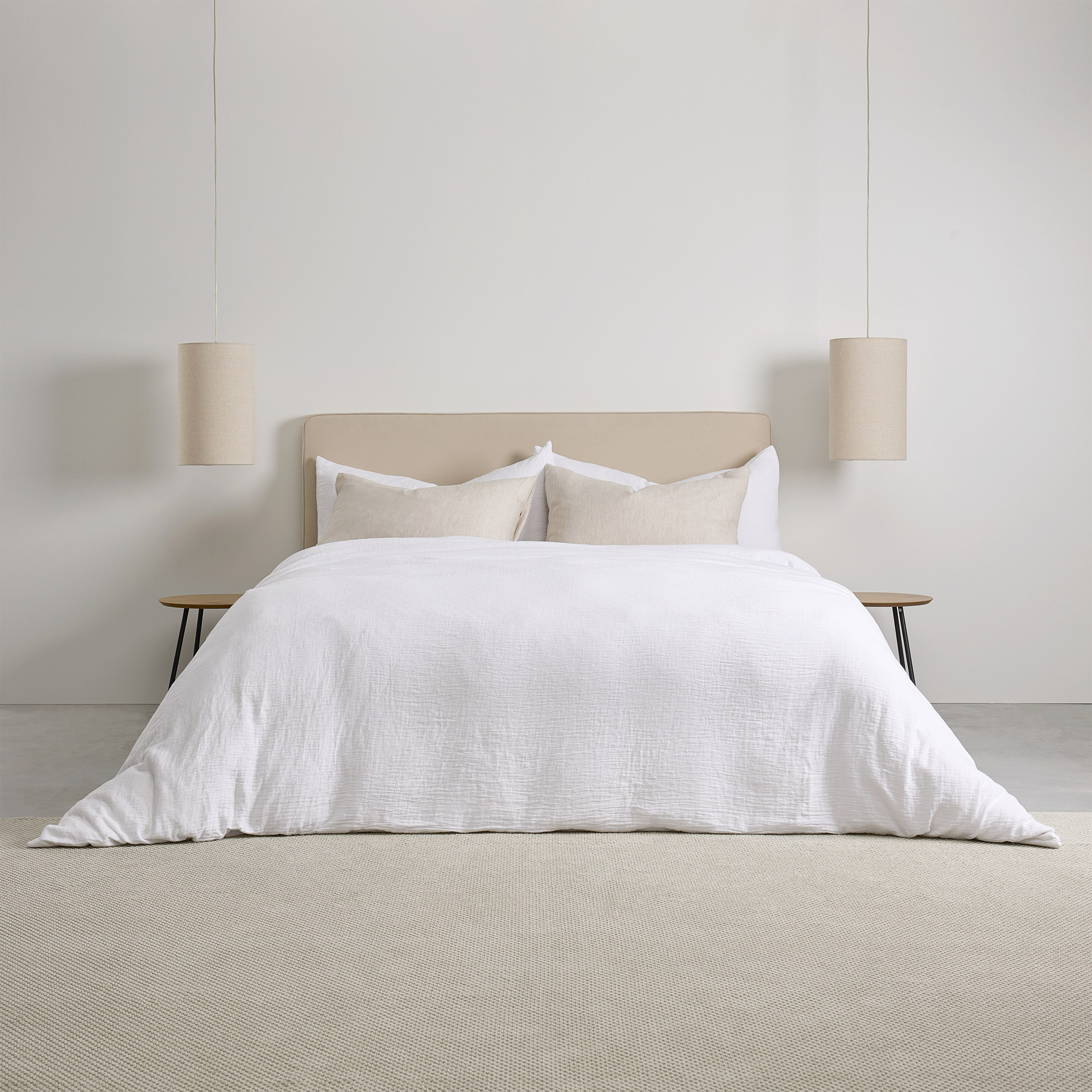 House & Home by Lynda Reeves European Collection - Muslin Duvet Cover Set