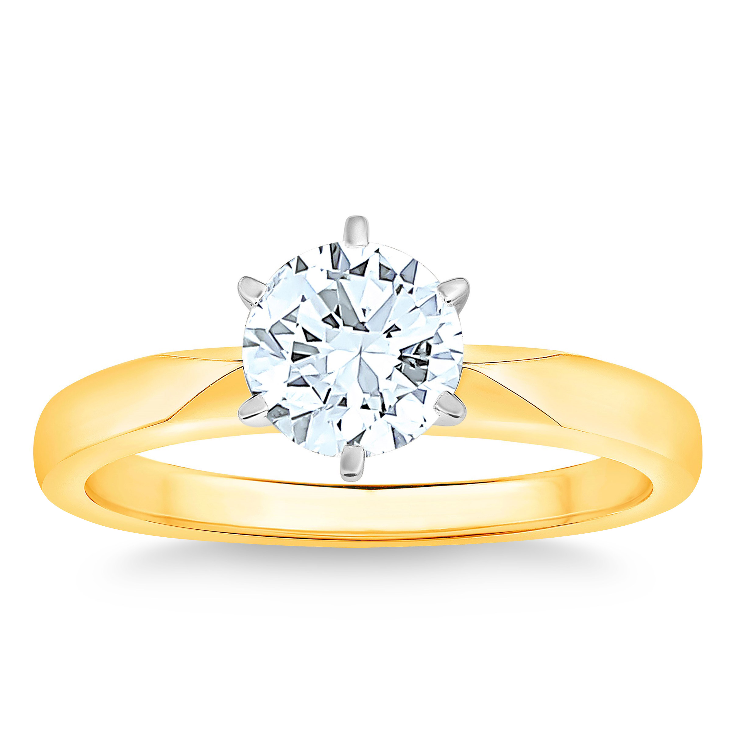 Round Brilliant Diamond Solitaire Ring (1.00 ct)