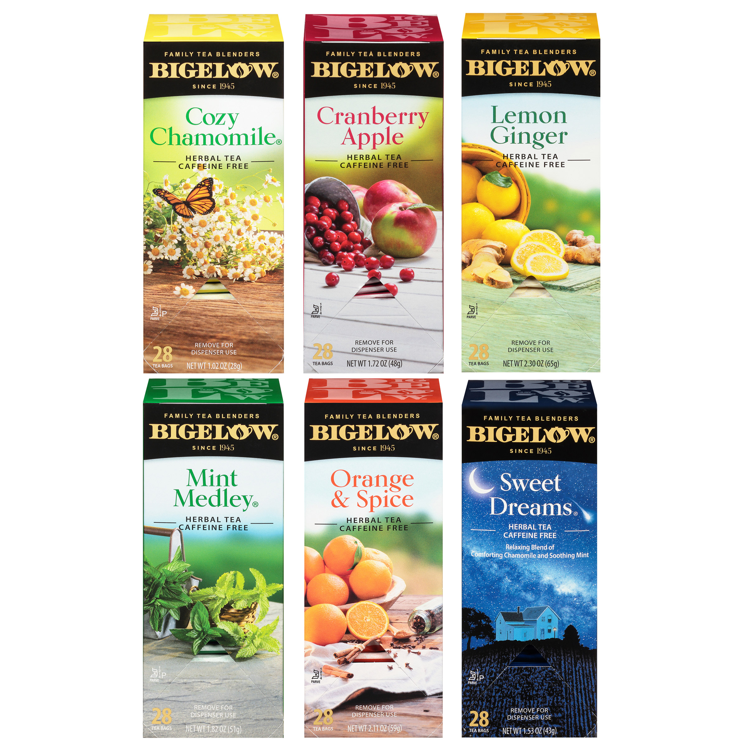 Bigelow Herbal Tea  Variety Pack  168 bags