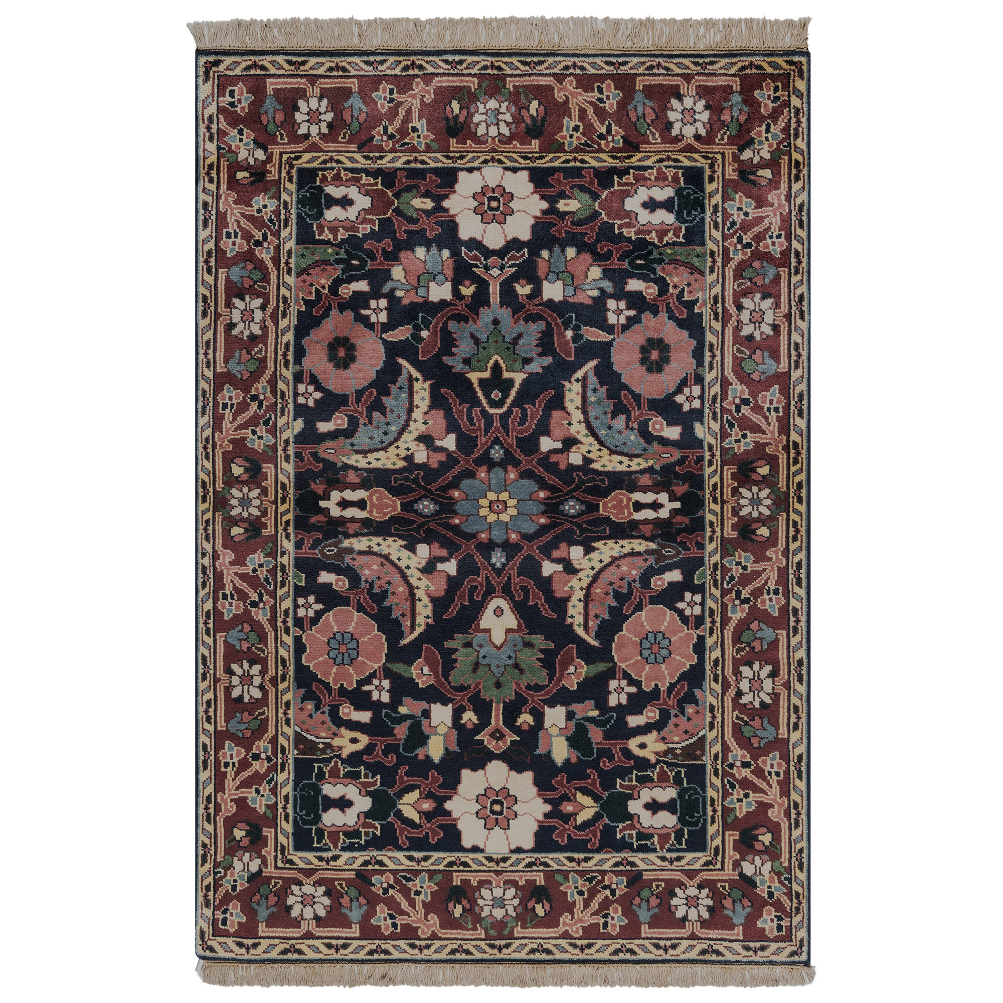 Chatsworth Hand Knotted Rug Collection, Beckley Park Blue | Costco