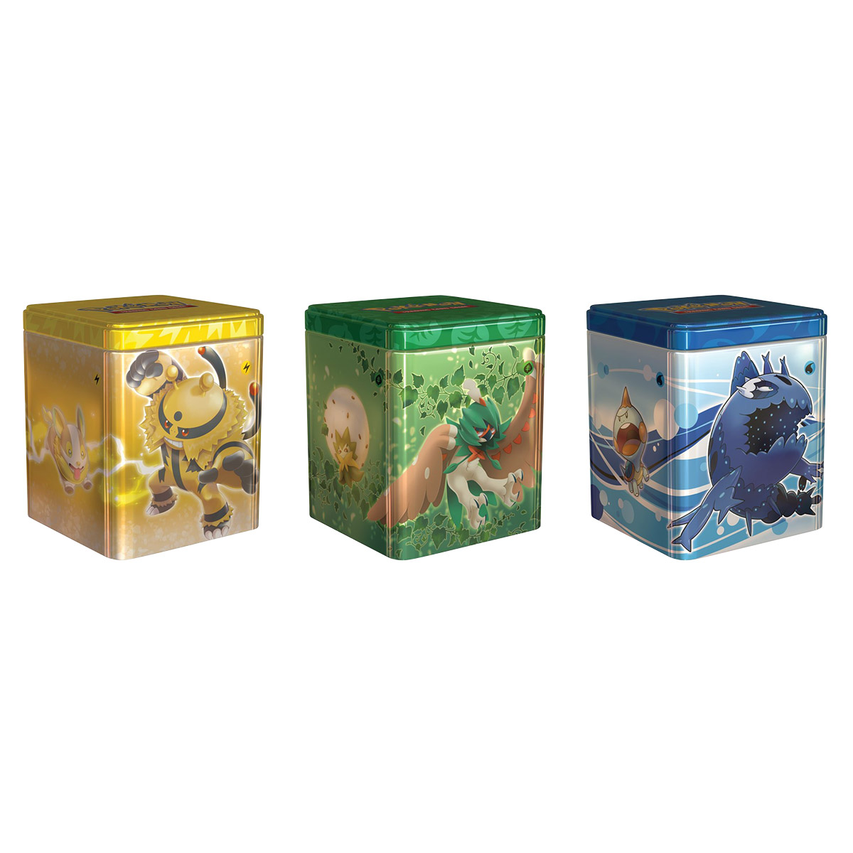 Pokmon 3 Pack Stacking Tins with Booster Packs | Costco