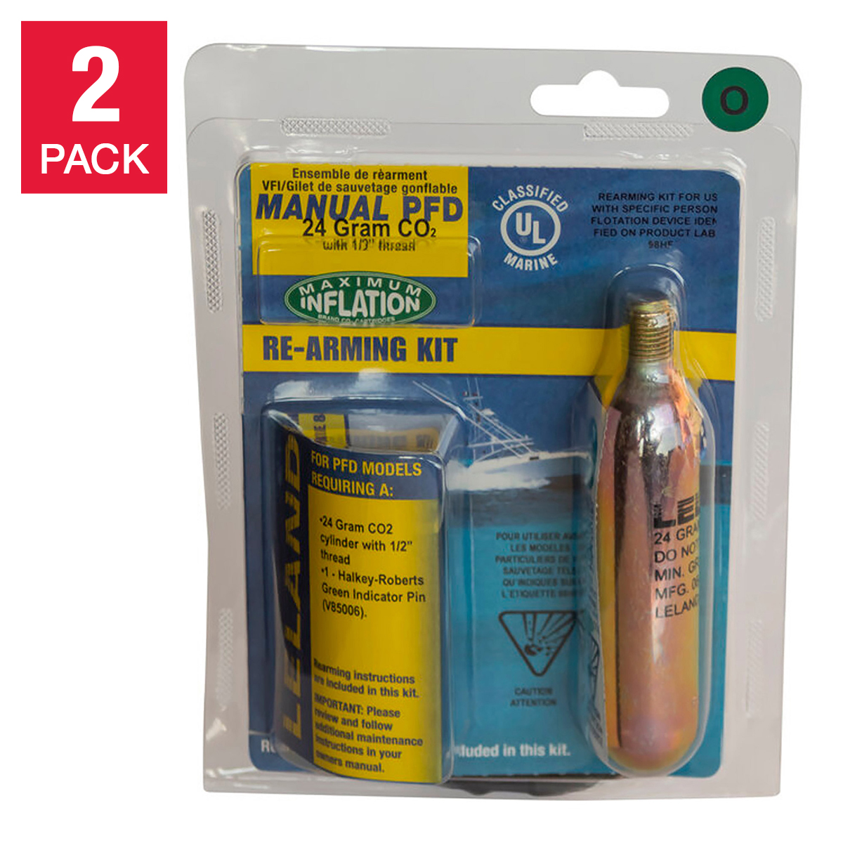 Leland V840AMU-84204Z Rearming Kit, 2-pack | Costco