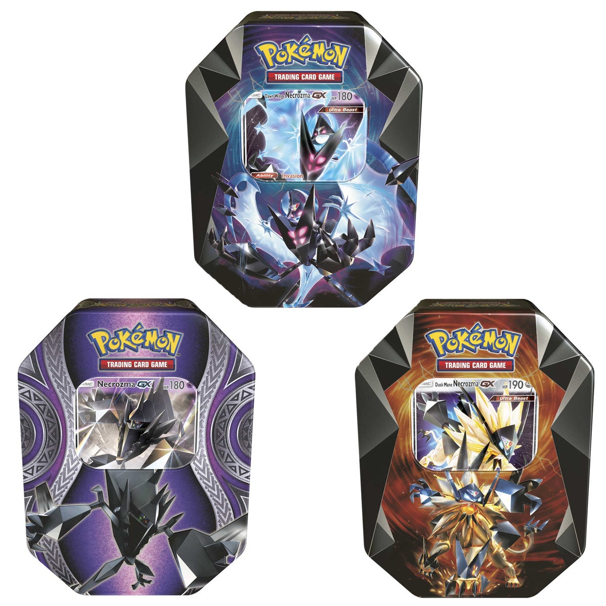 Pokémon Tin Collector's Edition, 3-pack, Purple | Costco Pokémon Tin Collector's Edition, 3-pack, Purple | Costco