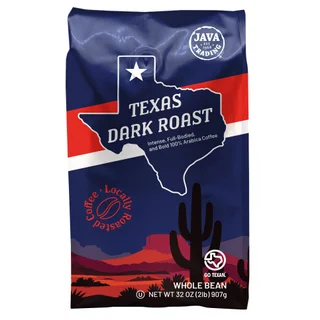 JAVA TRADING TEXAS WHOLE BEAN DARK ROAST 2 LB