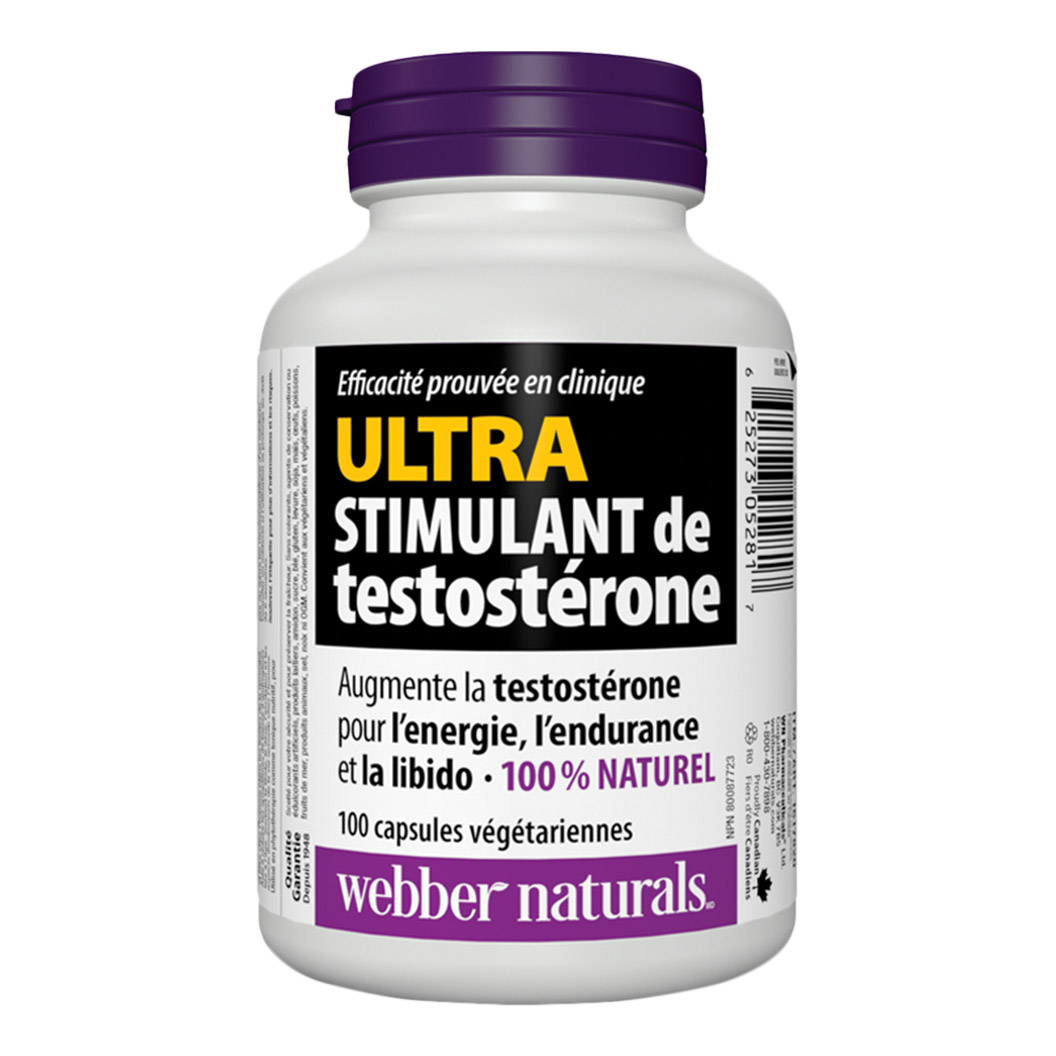 webber naturals Ultra Testosterone Boost - 100 capsules végétariennes