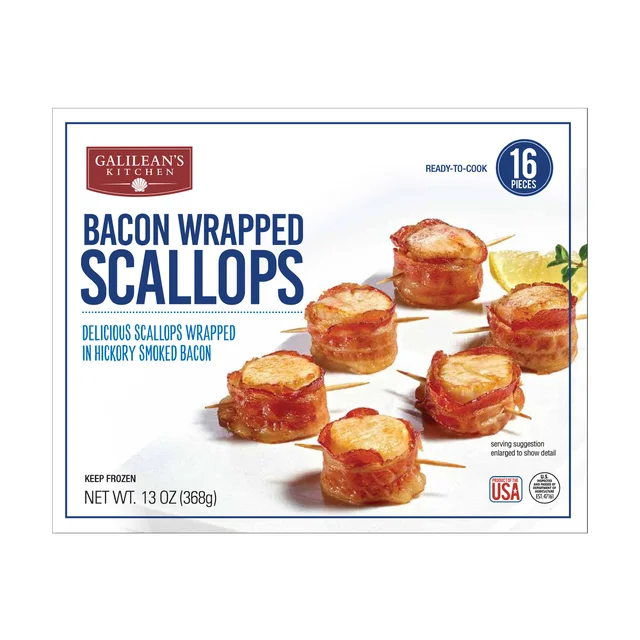 NORTHERN WIND BACON WRAPPED SCALLOPS 13 OZ