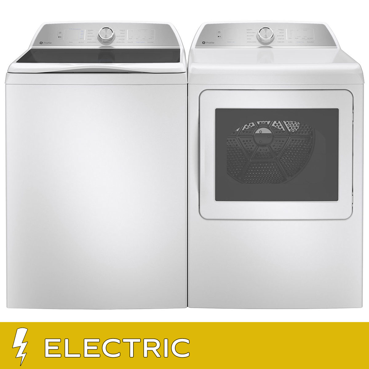 GE Profile 5.0 cu. ft Washer with Smarter Wash Technology and 7.4