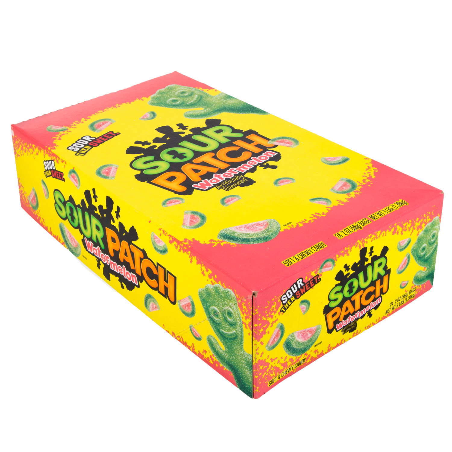 Sour Patch Kids Soft & Chewy Candy  Watermelon  2 oz  24-count