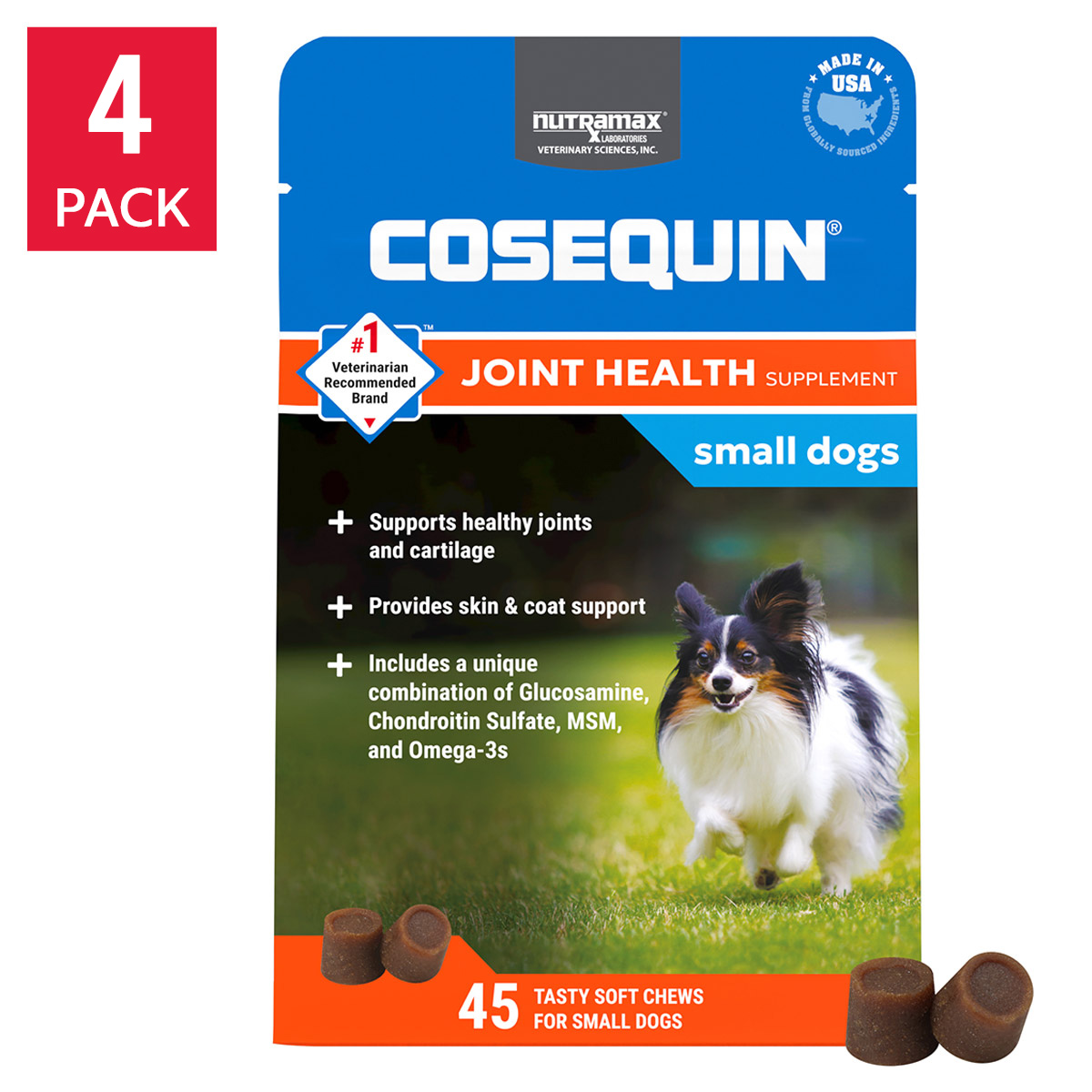 Cosequin Minis with MSM Plus Omega-3's Joint Health Supplement for
