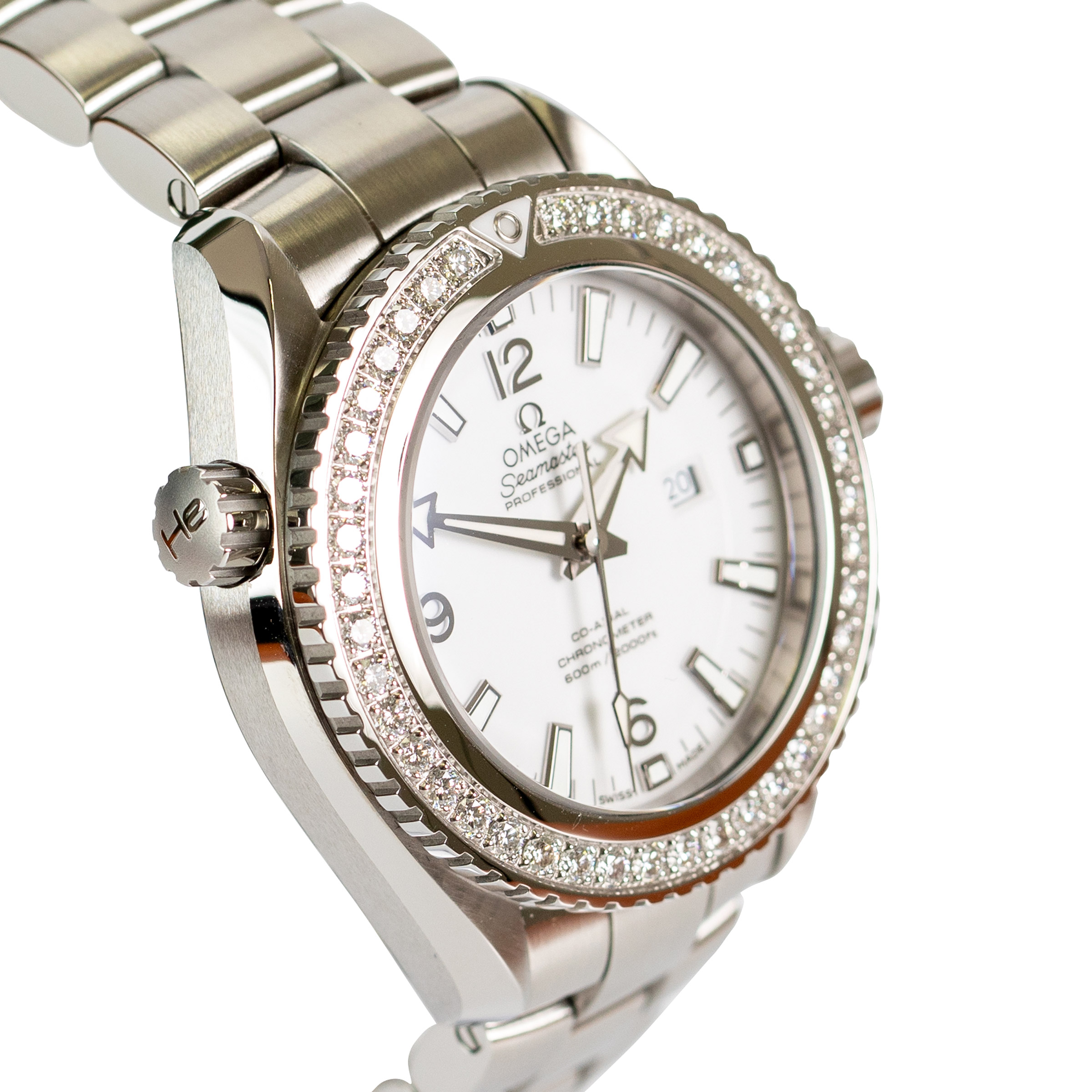 Omega Seamaster Planet Ocean Stainless Steel Ladies Automatic
