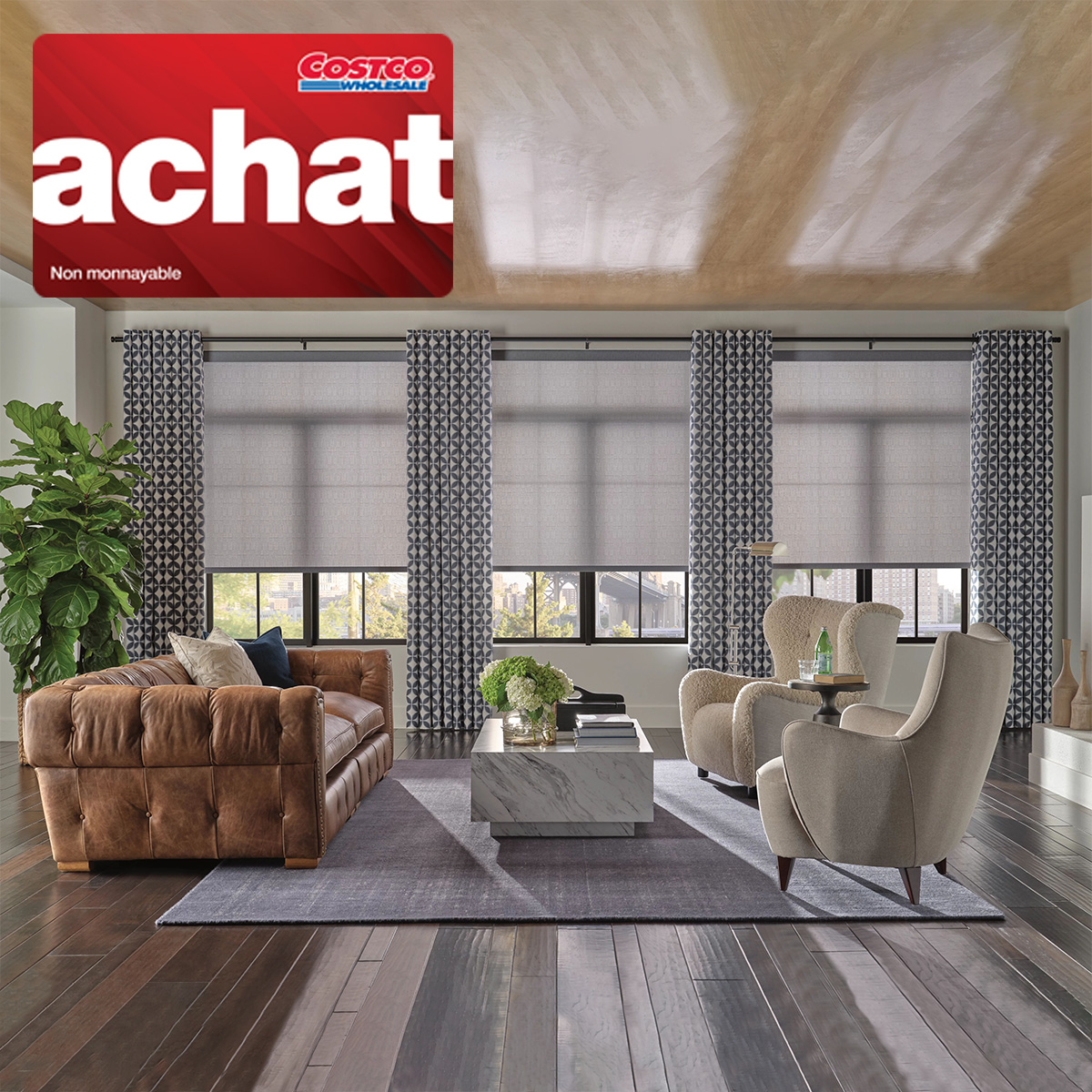 Parures de fenêtres Hunter Douglas